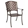 Woodard Casa Dining Arm Chair with Optional Seat Cushions - Woodard Casa Dining Arm Chair with Optional Seat Cushions