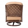 Woodard Casa Swivel Rocking Lounge Chair - Back View