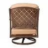 Woodard Casa Swivel Rocking Lounge Chair - Back View - Woodard Casa Swivel Rocking Lounge Chair - Back View