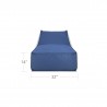 Source Furniture Casbah Pouf Chaise Front Details