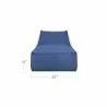 Source Furniture Casbah Pouf Chaise Front Details - Source Furniture Casbah Pouf Chaise Front Details