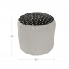Source Furniture Casbah Puof (Round) 19" Dia Details