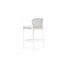Azzurro Living Catalina Bar Stool With Polar Cushion - Back Angled