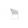 Azzurro Living Catalina Dining Chair With Polar Cushion - Side