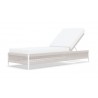 Azzurro Living Catalina Lounge Chair With Polar Cushion - Angled
