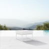 Azzurro Living Catalina Ottoman With Polar Cushion - Lifestyle 