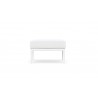 Azzurro Living Catalina Ottoman With Polar Cushion - Front