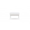 Azzurro Living Catalina Ottoman With Polar Cushion - Side
