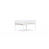 Azzurro Living Catalina Ottoman With Polar Cushion - Side Angled