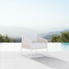 Azzurro Living Catalina Club Chair With Polar Cushion - Liffestyle