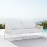 Azzurro Living Catalina 3 Seat Sofa With Polar Cushion - Lifestyle