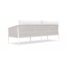 Azzurro Living Catalina 3 Seat Sofa With Polar Cushion - Back Angled