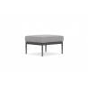 Azzurro Living Catalina Ottoman With Moon Cushion - Angled