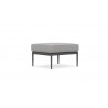 Azzurro Living Catalina Ottoman With Moon Cushion - Side Angled