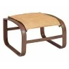 Woodard Cayman Isle Padded Sling Ottoman - Angled - Woodard Cayman Isle Padded Sling Ottoman - Angled