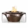 The Outdoor Plus 48" Cazo GFRC Fire & Water Bowl - 360° Spil - The Outdoor Plus 48" Cazo GFRC Fire & Water Bowl - 360° Spil