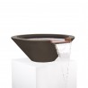 The Outdoor Plus Cazo GFRC Water Bowl Chestnut