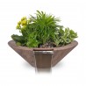 The Outdoor Plus Cazo Wood Grain Planter & Water Bowl  Oak