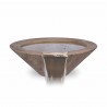 The Outdoor Plus Cazo Wood Grain Water Bowl Ivory
