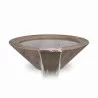The Outdoor Plus Cazo Wood Grain Water Bowl Ivory - The Outdoor Plus Cazo Wood Grain Water Bowl Ivory