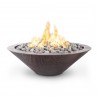 The Outdoor Plus Cazo 48" Copper Narrow Ledge Fire Pit - Match Lit 