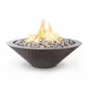 The Outdoor Plus Cazo 48" Copper Narrow Ledge Fire Pit - Match Lit  - The Outdoor Plus Cazo 48" Copper Narrow Ledge Fire Pit - Match Lit 