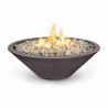 The Outdoor Plus Cazo Fire Pit - Narrow Lip - Brown