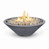 The Outdoor Plus Cazo Fire Pit - Narrow Lip - Grey
