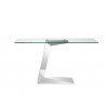  Casabianca CECILIA Console Table In Clear Bent Glass - Side
