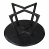 Moe's Home Collection Godenza Dining Table Round in Black Ash - View of Bottom - Moe's Home Collection Godenza Dining Table Round in Black Ash - View of Bottom