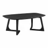 Moe's Home Collection Godenza Coffee Table Small Black Ash - Front Side Angle - Moe's Home Collection Godenza Coffee Table Small Black Ash - Front Side Angle