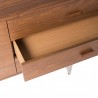 Moe's Home Collection Sienna Small Sideboard - Walnut - Drawer Opened 