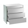 Casabianca Il Vetro Tall Dresser / Night Stand - Drawers Opened