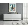 Casabianca Il Vetro 6-Drawer Dresser - Front Lifestyle - Casabianca Il Vetro 6-Drawer Dresser - Front Lifestyle
