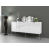Casabianca VIZZIONE Buffet-Server In High Gloss White Veneer - Lifestyle 2