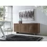 MOON Buffet-server In Walnut Veneer And Brushed Stainless Steel - Lifestyle - MOON Buffet-server In Walnut Veneer And Brushed Stainless Steel - Lifestyle