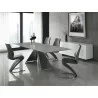 MOON Buffet-server In High Gloss White Lacquer With Brushed Stainless Steel - Lifestyle 5 - MOON Buffet-server In High Gloss White Lacquer With Brushed Stainless Steel - Lifestyle 5