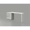 NEST Collection High Gloss White Lacquer Office Desk  - NEST Collection High Gloss White Lacquer Office Desk 