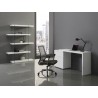Casabianca NEST Office Desk In High Gloss White Lacquer - Lifestyle