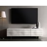 MOON White Lacquer Entertainment Center - Lifestyle