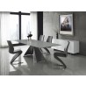 BOULEVARD Dark Gray Eco-leather Dining Chair - Lifestyle