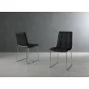 LEANDRO Black Dining Chair - LEANDRO Black Dining Chair