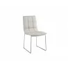 LEANDRO Light Gray Dining Chair - LEANDRO Light Gray Dining Chair