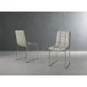 LEANDRO Light Gray Dining Chair - LEANDRO Light Gray Dining Chair