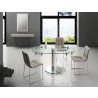 LEANDRO Light Gray Dining Chair - Lifestyle