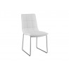 LEANDRO White Dining Chair