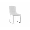 LEANDRO White Dining Chair - LEANDRO White Dining Chair