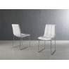 LEANDRO White Dining Chair - Lifestyle