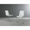 LEANDRO White Dining Chair - Lifestyle - LEANDRO White Dining Chair - Lifestyle