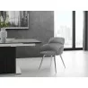 Casabianca PIROUETTE Arm Dining Chair In Gray - Lifestyle - Casabianca PIROUETTE Arm Dining Chair In Gray - Lifestyle